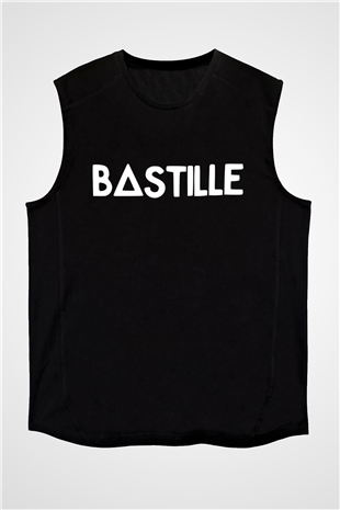 Bastille Siyah Unisex Kolsuz Tişört