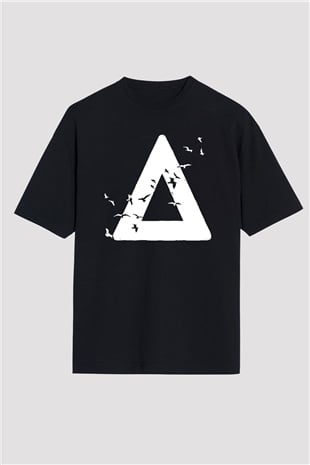Bastille Siyah Unisex Oversize Tişört T-Shirt