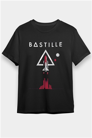 Bastille Siyah Unisex Tişört T-Shirt - TişörtFabrikası