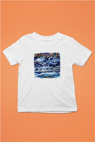 Bathory Baskılı Unisex Beyaz Çocuk Tişört