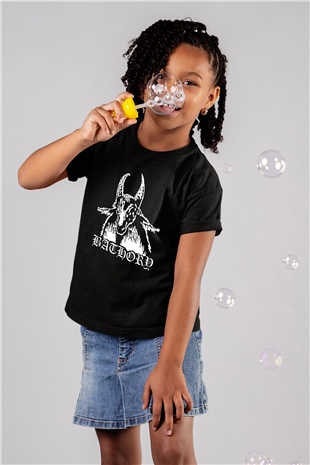 Bathory Siyah Unisex Çocuk Tişört