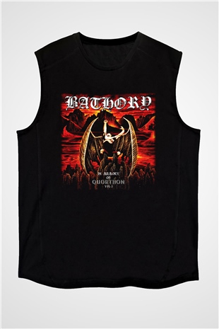 Bathory Siyah Unisex Kolsuz Tişört