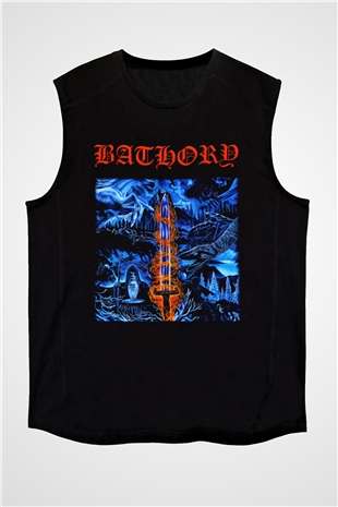 Bathory Siyah Unisex Kolsuz Tişört
