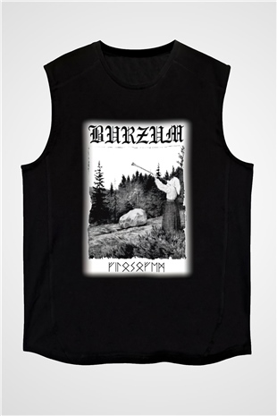 Bathory Siyah Unisex Kolsuz Tişört