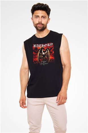 Bathory Siyah Unisex Kolsuz Tişört