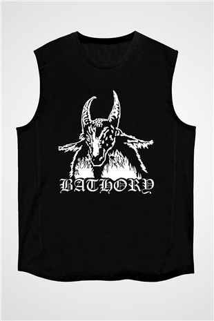 Bathory Siyah Unisex Kolsuz Tişört