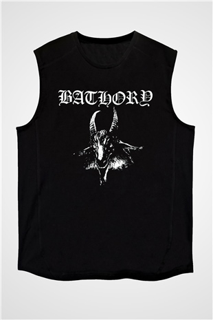 Bathory Siyah Unisex Kolsuz Tişört