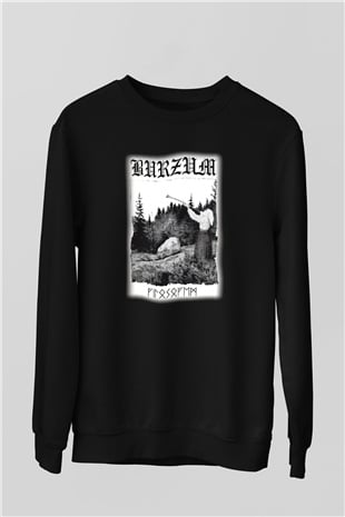 Bathory Siyah Unisex Sweatshirt