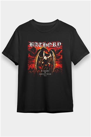 Bathory Siyah Unisex Tişört T-Shirt - TişörtFabrikası