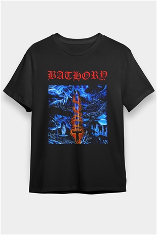Bathory Siyah Unisex Tişört T-Shirt - TişörtFabrikası