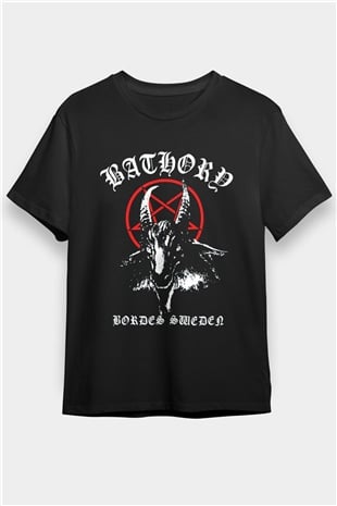 Bathory Siyah Unisex Tişört T-Shirt - TişörtFabrikası