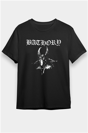 Bathory Siyah Unisex Tişört T-Shirt - TişörtFabrikası