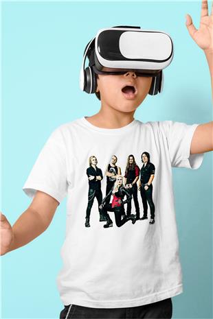 Battle Beast Baskılı Beyaz Unisex Beyaz Çocuk Tişört - Tshirt