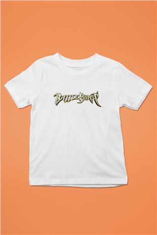Battle Beast Baskılı Beyaz Unisex Beyaz Çocuk Tişört - Tshirt