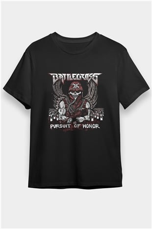 Battlecross Baskılı Unisex Siyah Tişört