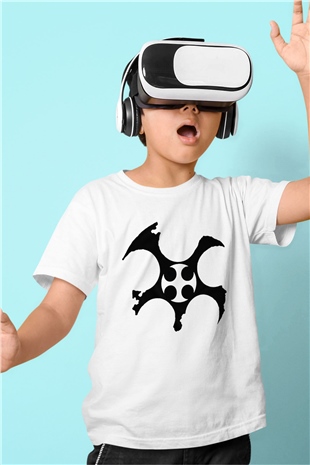 Battlecross Beyaz Unisex Çocuk Tişört