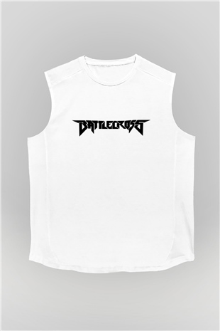 Battlecross Beyaz Unisex Kolsuz Tişört