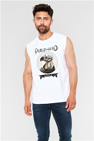 Battlecross Beyaz Unisex Kolsuz Tişört