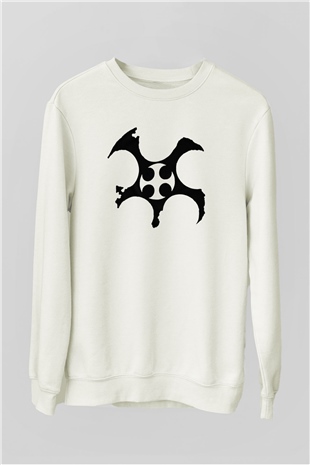 Battlecross Beyaz Unisex Sweatshirt