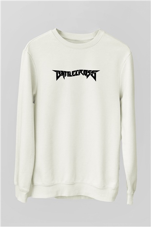 Battlecross Beyaz Unisex Sweatshirt
