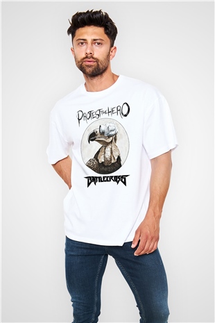 Battlecross Beyaz Oversize Tişört Oversize T-shirt - TişörtFabrikası