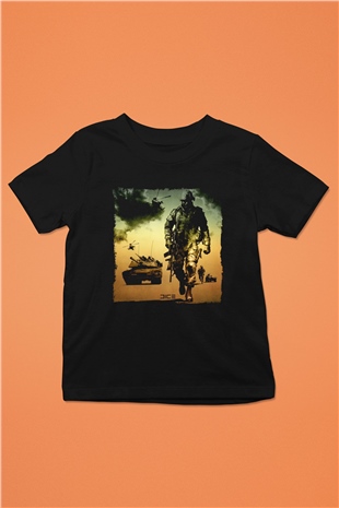 Battlefield Siyah Unisex Çocuk Tişört