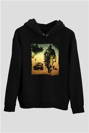 Battlefield Siyah Unisex Hoodie