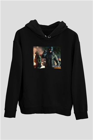 Battlefield Siyah Unisex Hoodie