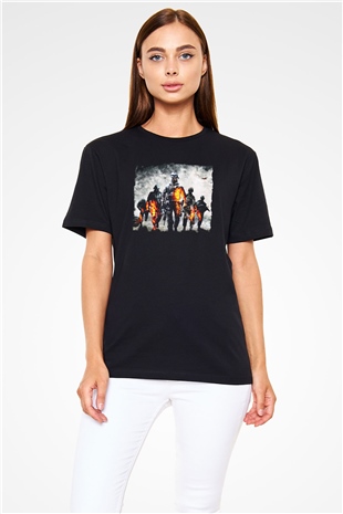 Battlefield Siyah Unisex Tişört T-Shirt