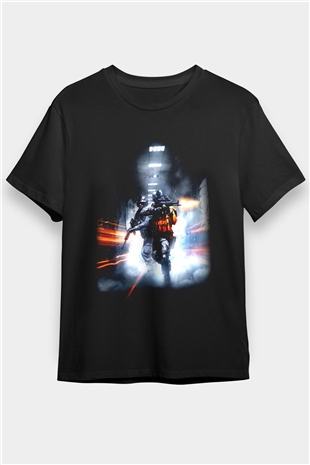Battlefield Siyah Unisex Tişört T-Shirt