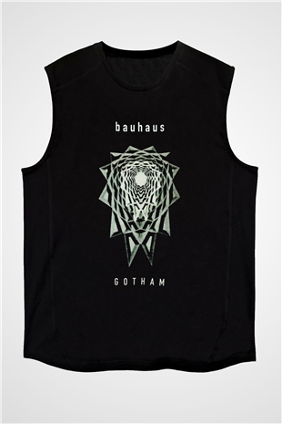 Bauhaus Siyah Unisex Kolsuz Tişört