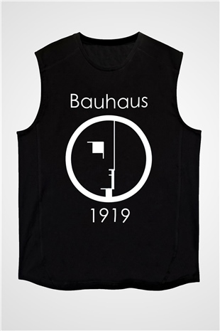Bauhaus Siyah Unisex Kolsuz Tişört