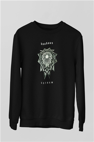 Bauhaus Siyah Unisex Sweatshirt