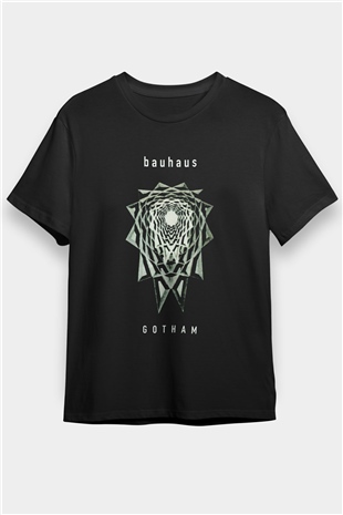 Bauhaus Siyah Unisex Tişört T-Shirt - TişörtFabrikası