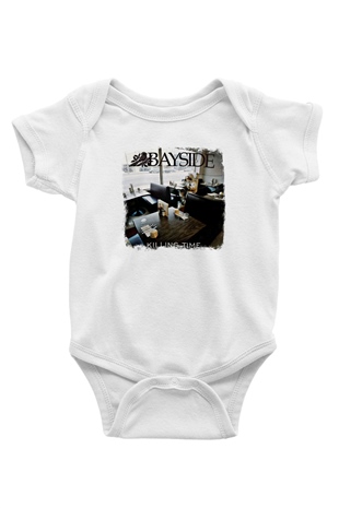 Bayside Baskılı Unisex Beyaz Bebek Body - Zıbın
