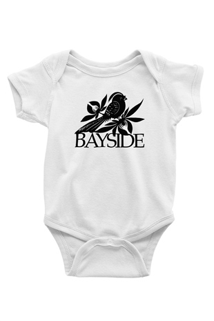 Bayside Beyaz Bebek Body - Zıbın