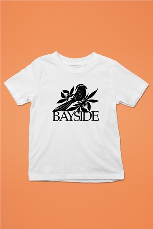 Bayside Beyaz Unisex Çocuk Tişört