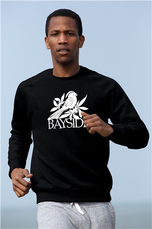 Bayside Siyah Unisex Sweatshirt