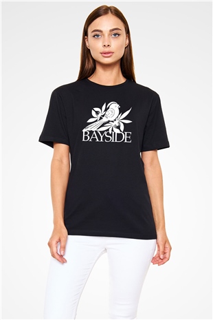 Bayside Siyah Unisex Tişört T-Shirt - TişörtFabrikası