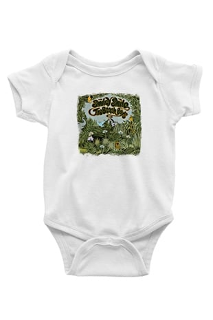 Beach Boys Baskılı Unisex Beyaz Bebek Body - Zıbın
