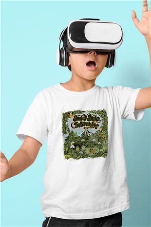 Beach Boys Baskılı Unisex Beyaz Çocuk Tişört