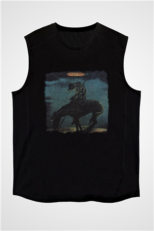 Beach Boys Baskılı Unisex Siyah Kolsuz Tişört