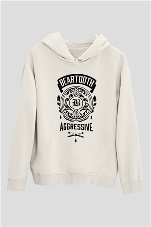 Beartooth Beyaz Unisex Kapşonlu Sweatshirt