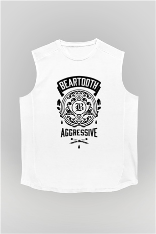 Beartooth Beyaz Unisex Kolsuz Tişört