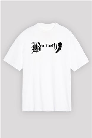 Beartooth Beyaz Unisex Oversize Tişört T-Shirt