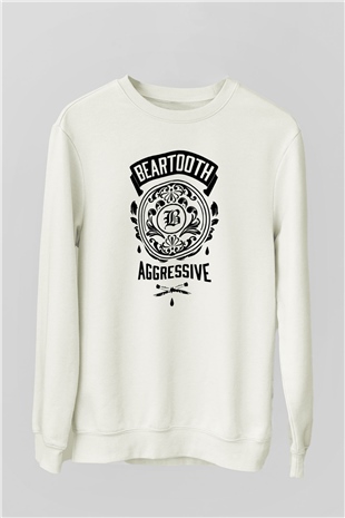 Beartooth Beyaz Unisex Sweatshirt