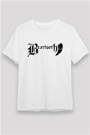 Beartooth Beyaz Unisex Tişört T-Shirt - TişörtFabrikası