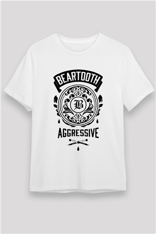 Beartooth Beyaz Unisex Tişört T-Shirt - TişörtFabrikası