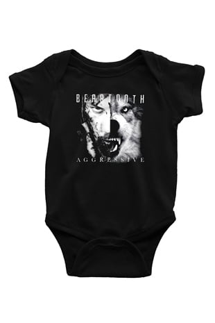 Beartooth Siyah Bebek Body - Zıbın
