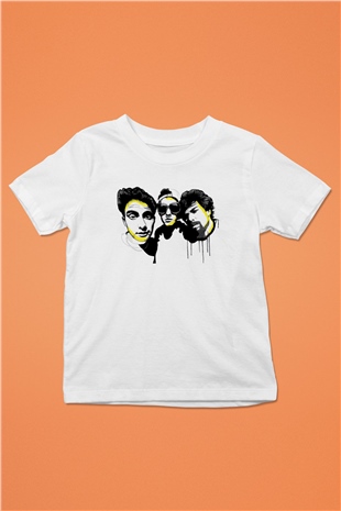Beastie Boys Baskılı Beyaz Unisex Çocuk Tişört